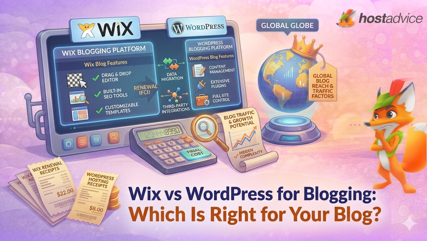 Wix vs WordPress for Blogging