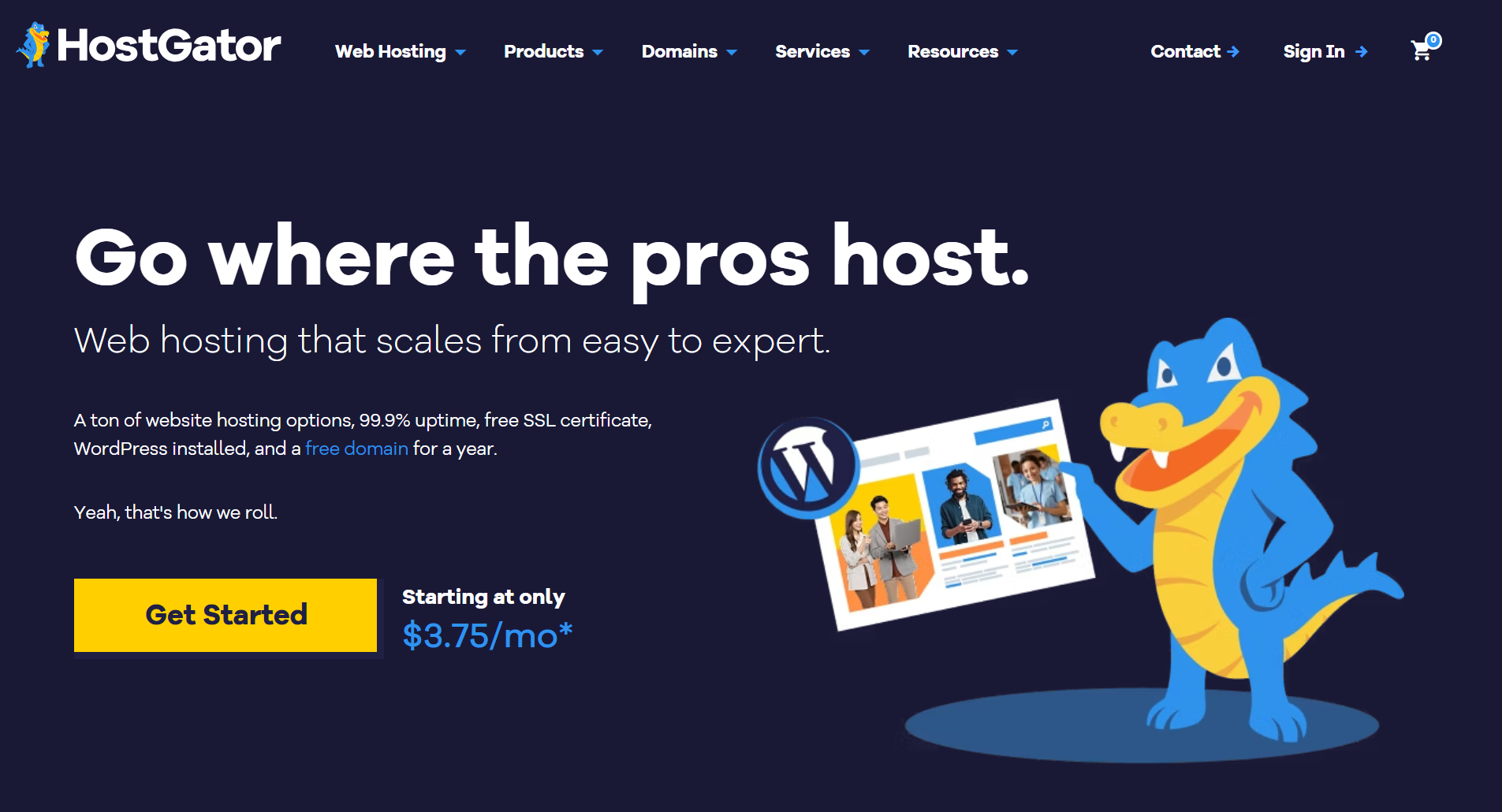 HostGator as an Elementor alternative