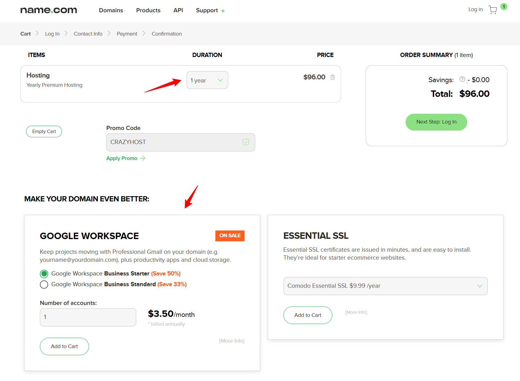 GoDaddy Vs Name.com