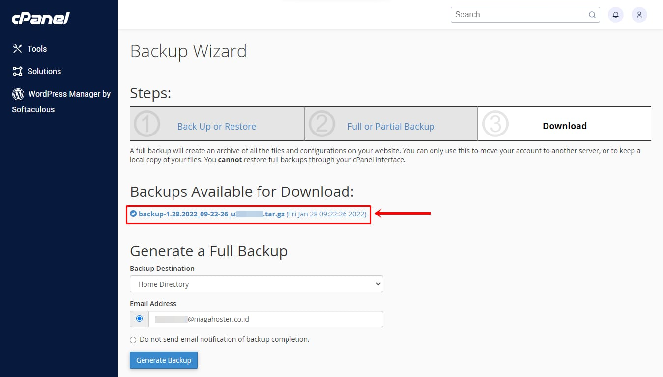 HostArmada Migration CPanel