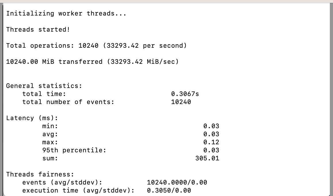 screenshot of Memory Performance Testing (Spain)