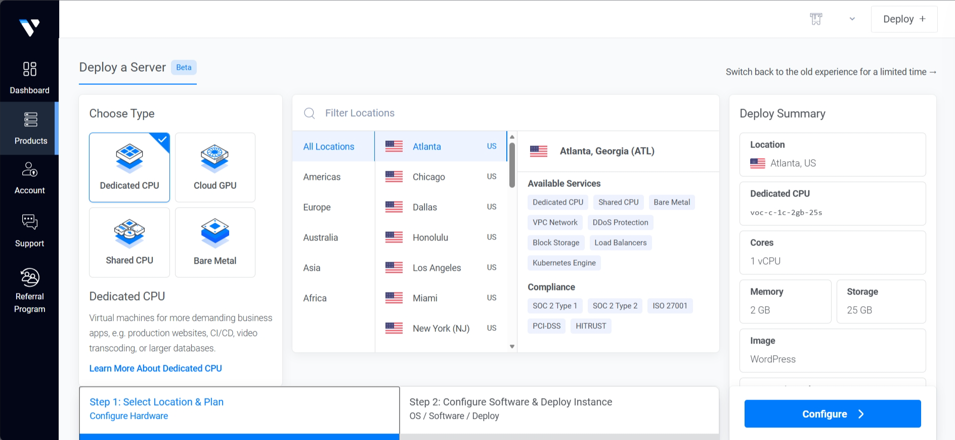 Kamatera Vs Vultr
