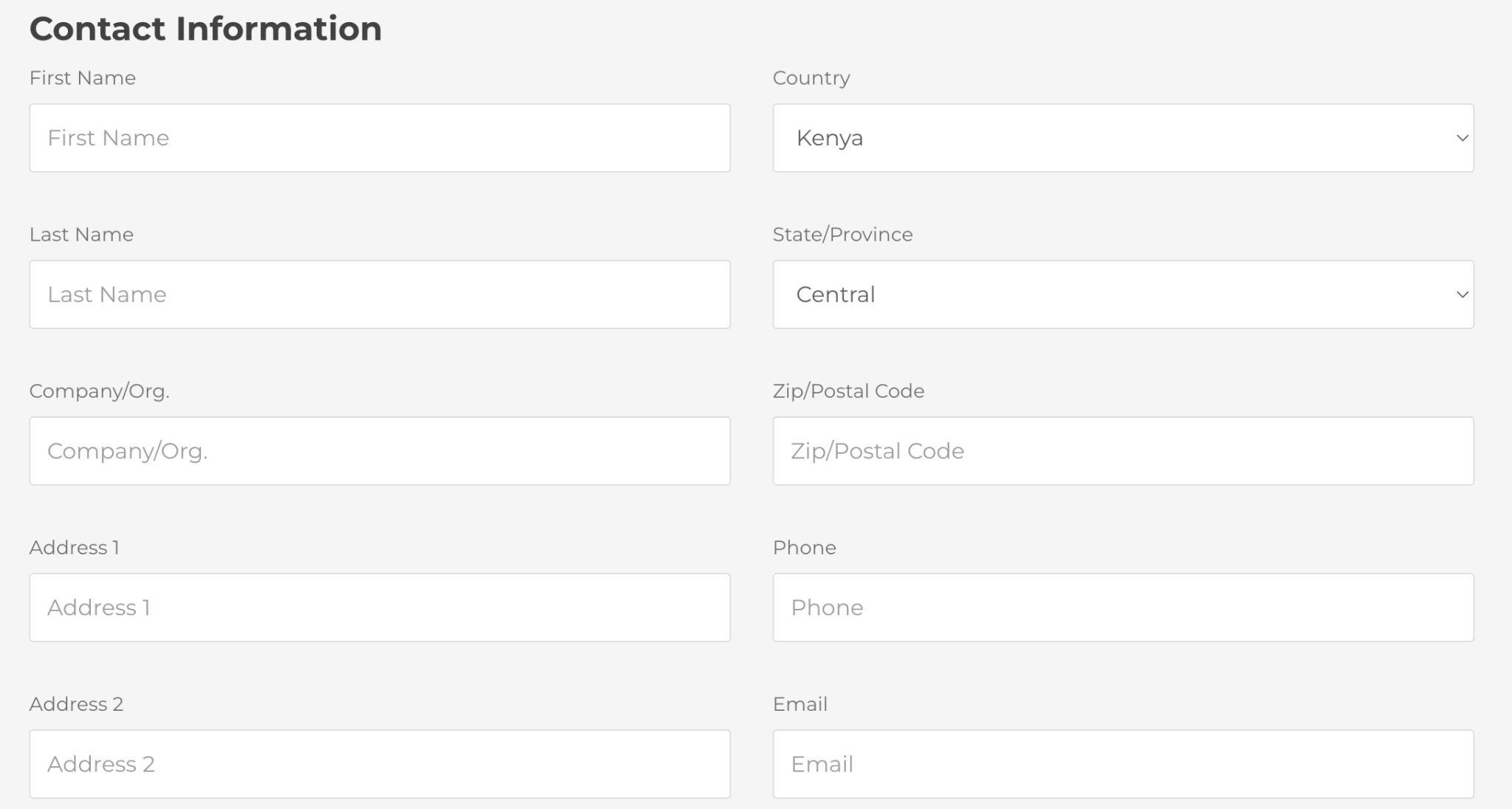 screenshot of Knownhost sign up form