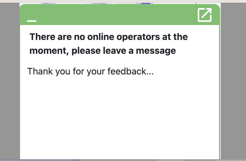 screenshot of Knownhost Live chat