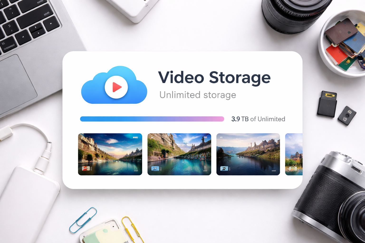Illustration of Video Storage