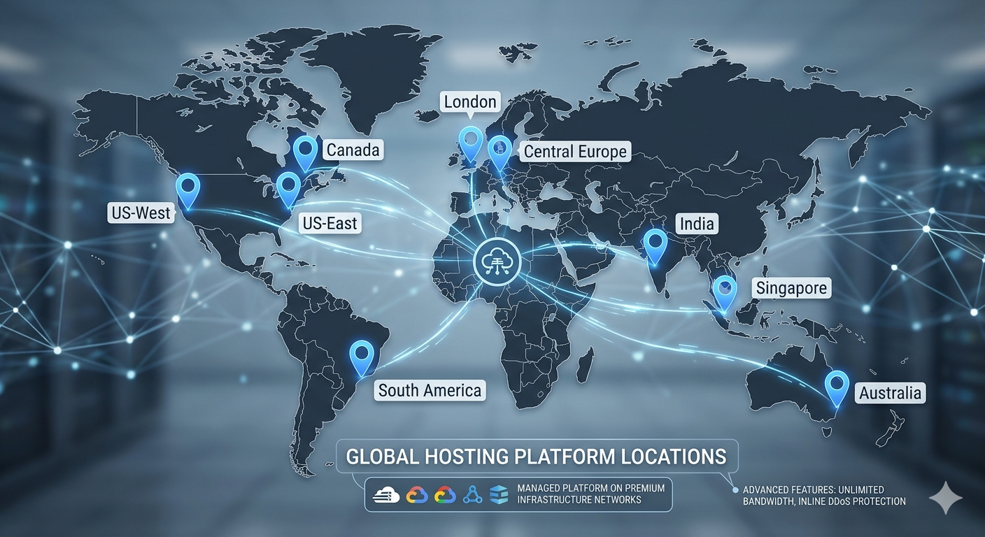 Verpex Global Hosting Locations