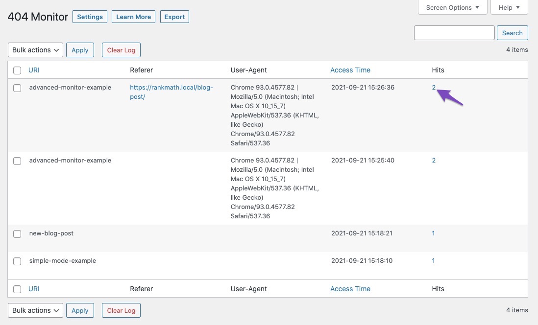 WordPress Rank Math crawl controls 404 monitoring redirects and robots settings