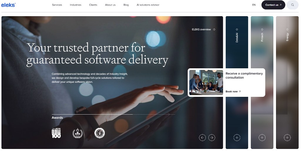 ELEKS website.