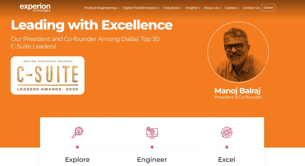Experion Technologies website.