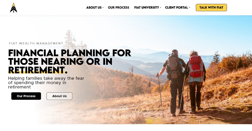 Fiat Wealth Management website.