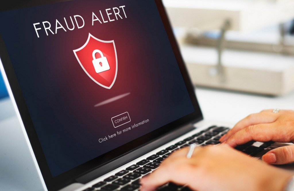Fraud alert notification.