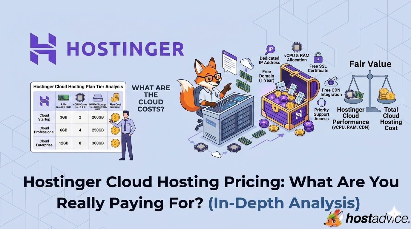 Hostinger Cloud Hosting-prissättning: Vad betalar du egentligen för? (Djupgående analys)