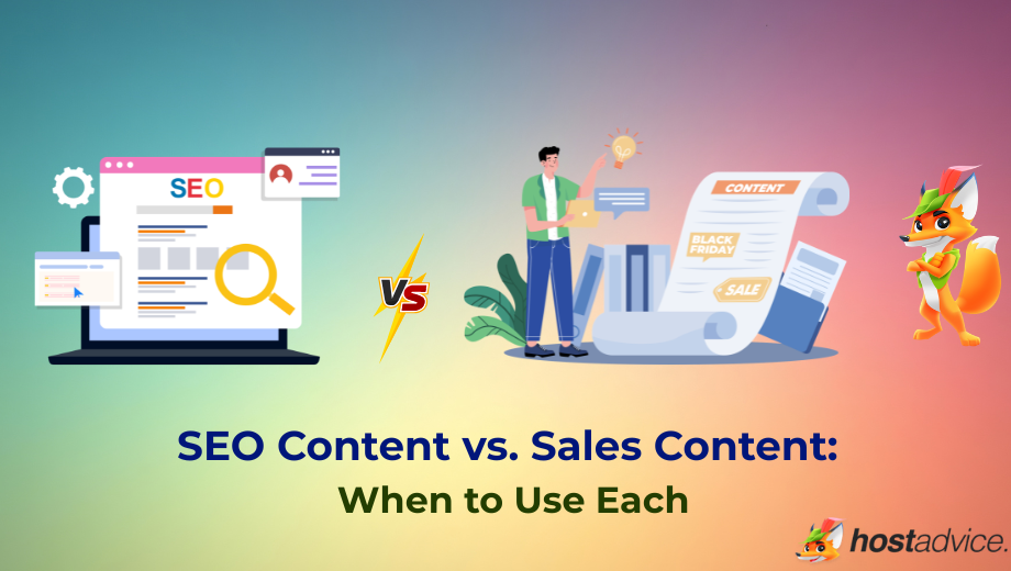 SEO Content vs. Sales Content When to Use Each blog