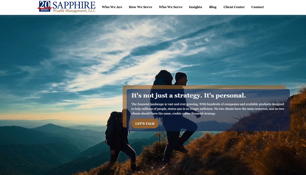 Sapphire Wealth Management website.