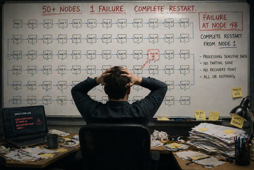 Stress at the breaking point.