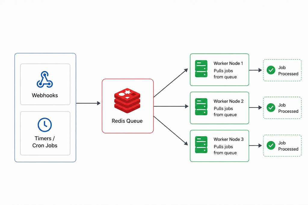 System architecture workflow diagram.