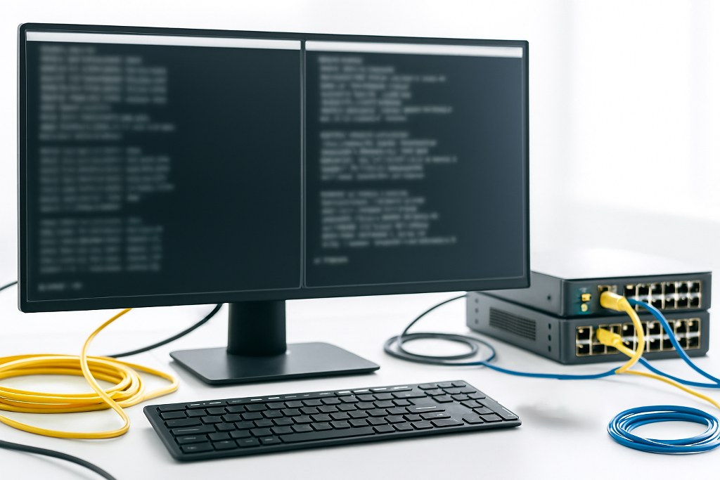 Troubleshooting logs on a monitor.