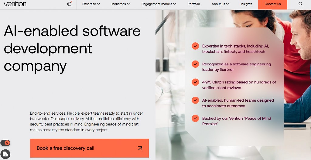 Vention's website.