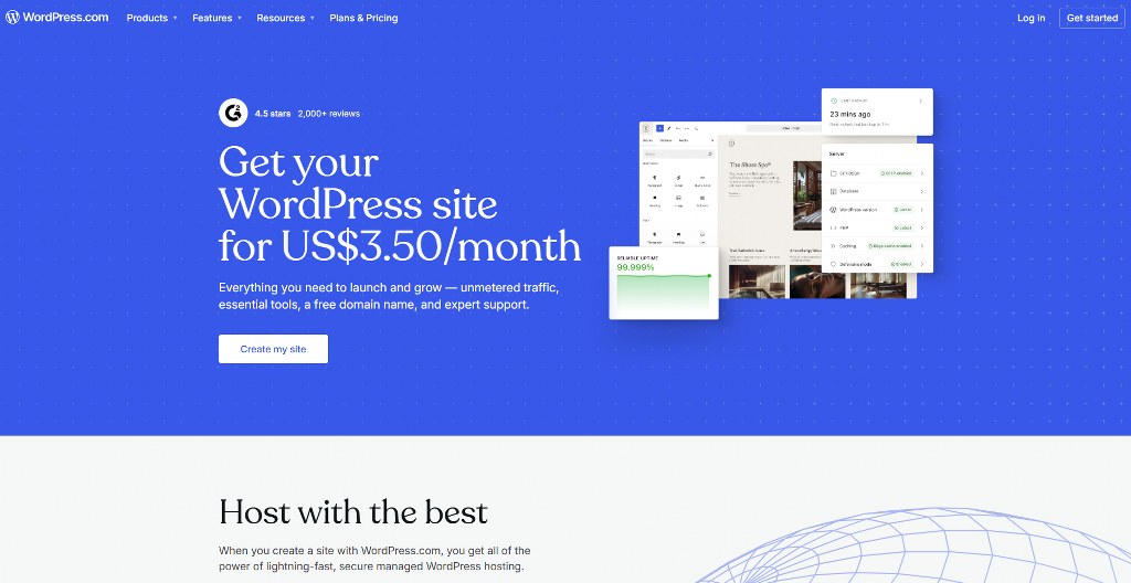 WordPress website homepage_new