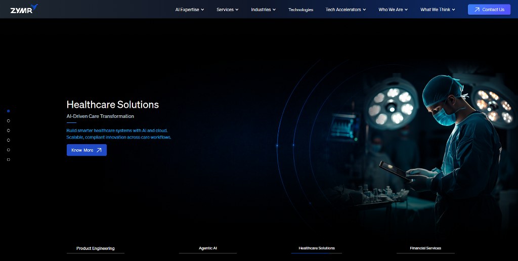Zymr's website.
