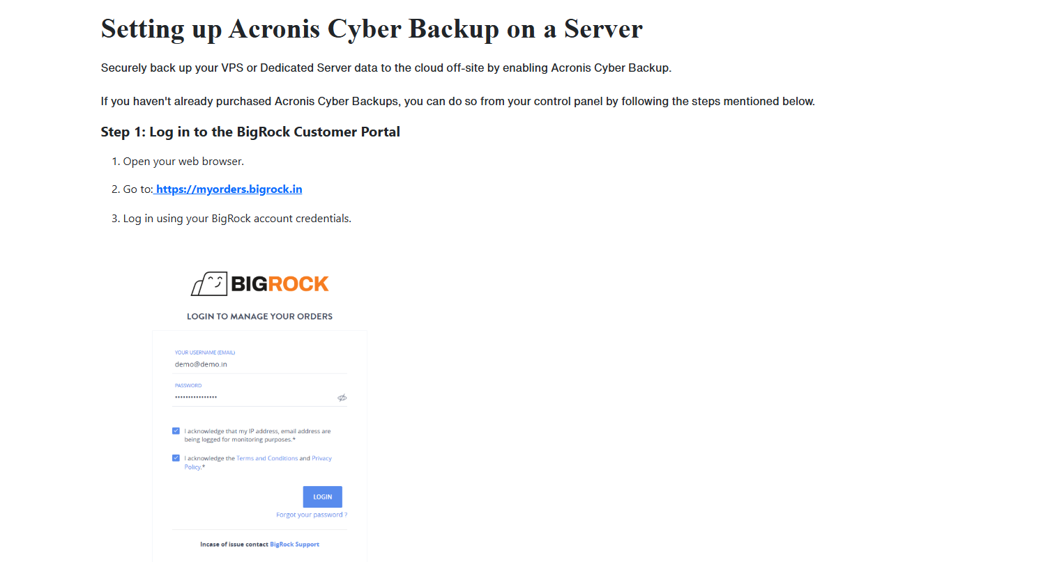 BigRock Knowledge Base article with step-by-step cPanel instructions and screenshots