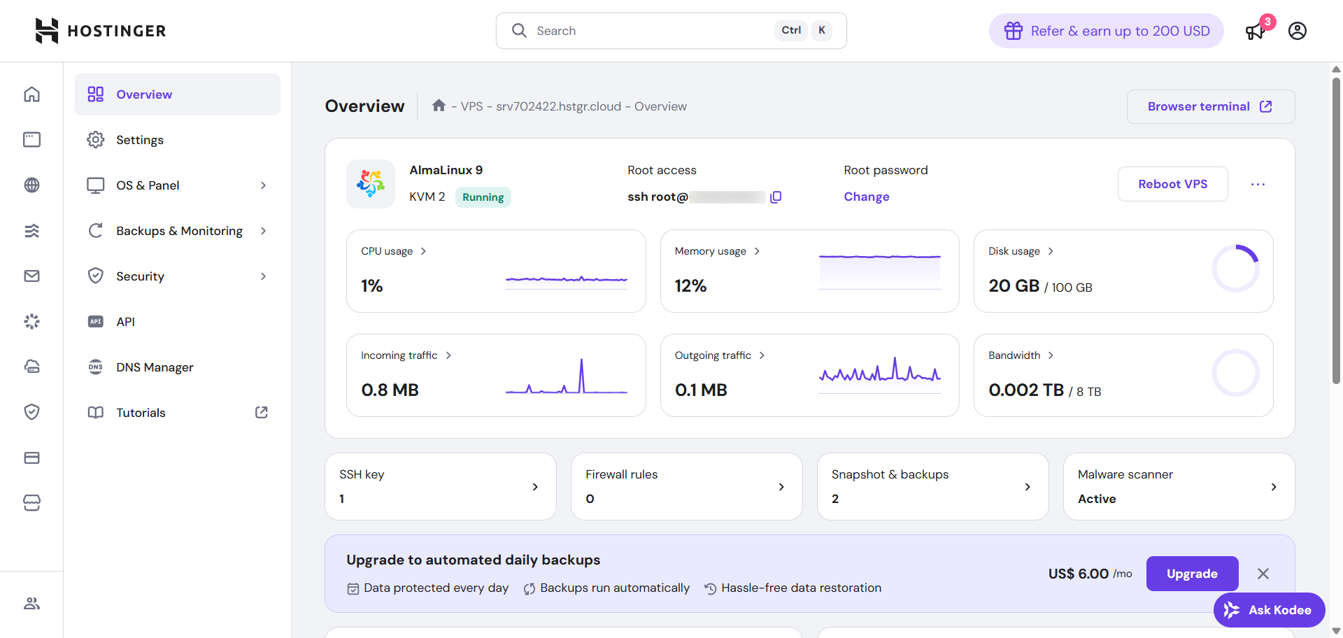 ChemiCloud vs Hostinger
