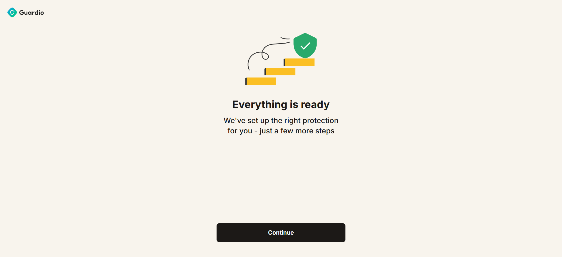 It then confirmed that everything was ready and proceeded to the subscription step.