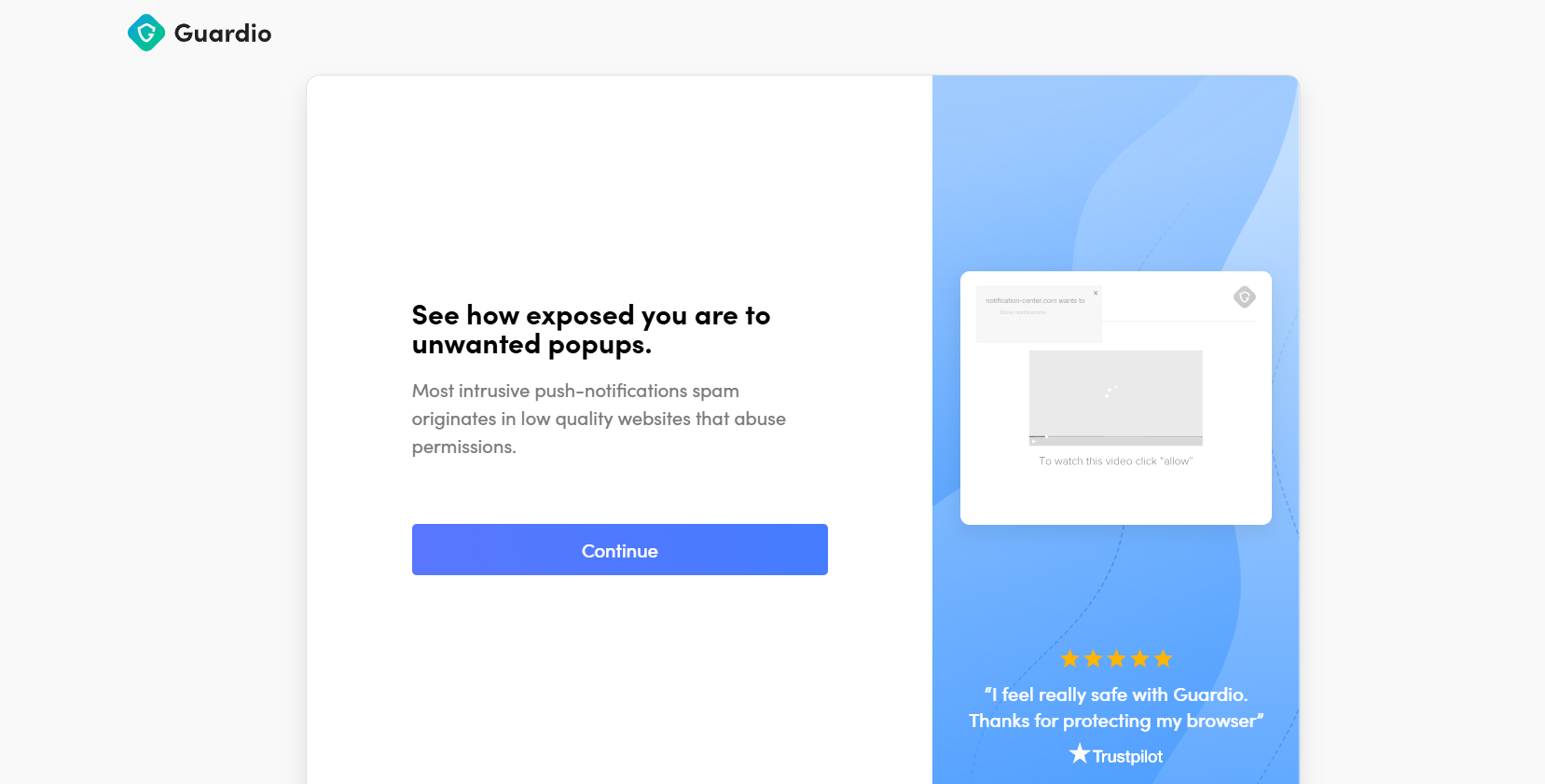 screenshot of exposed risk