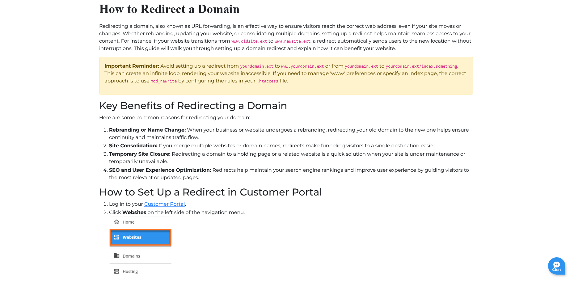 Статья базы знаний HostGator с пошаговыми инструкциями по перенаправлению домена