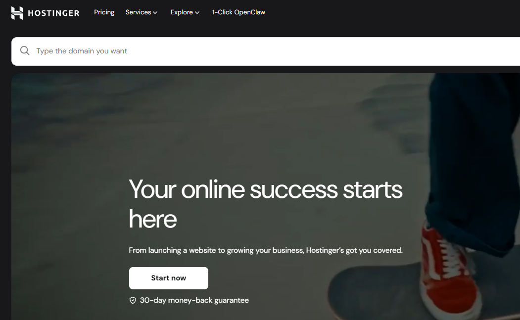 Hostinger AI Agents coupon code offer page