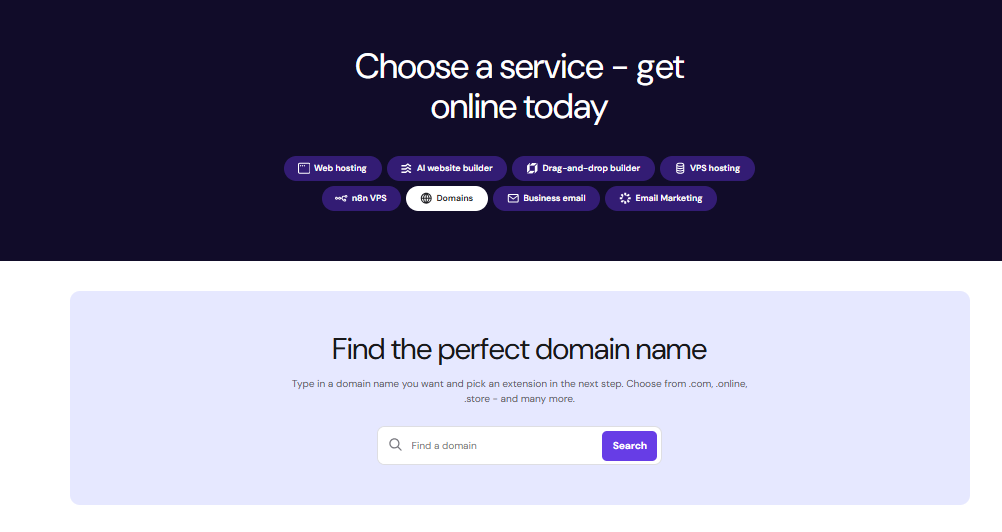 Hostinger Domain Pricing