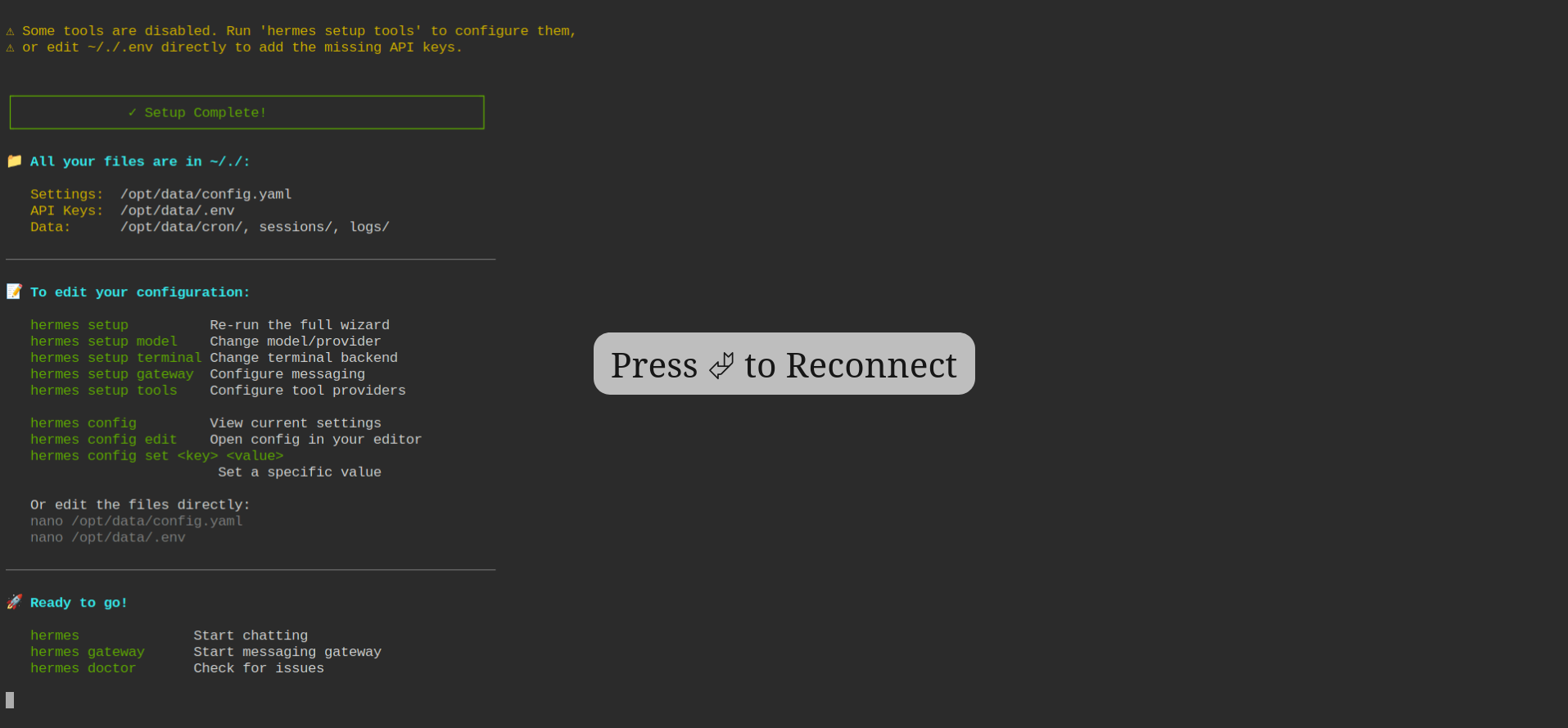 screenshot Terminal