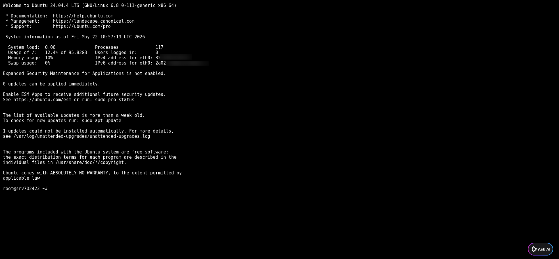screenshot Terminal