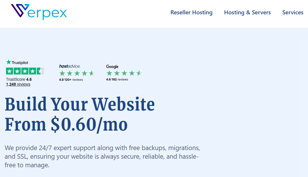Captura de tela da alternativa ao KnownHost, Verpex