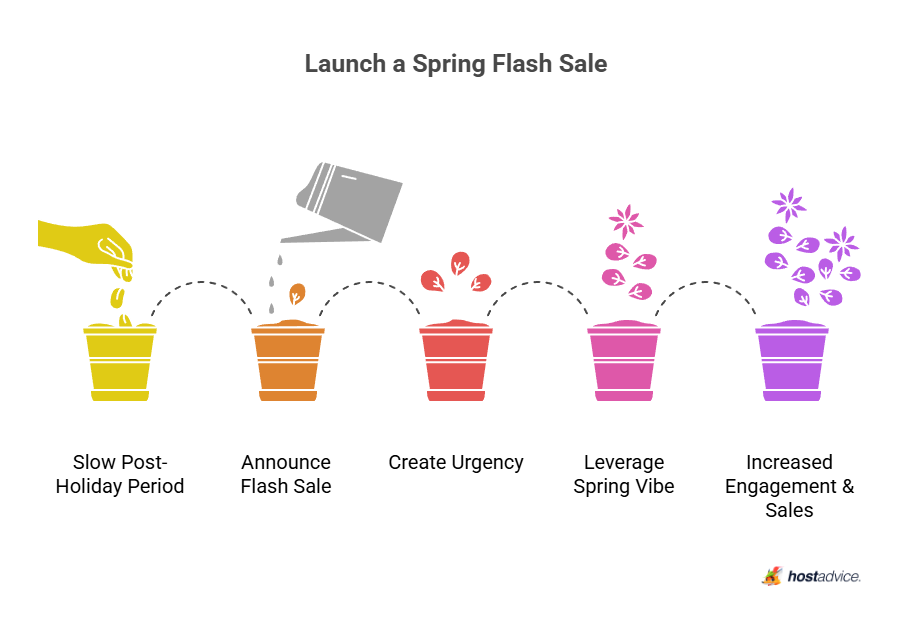 launch a spring flash sale