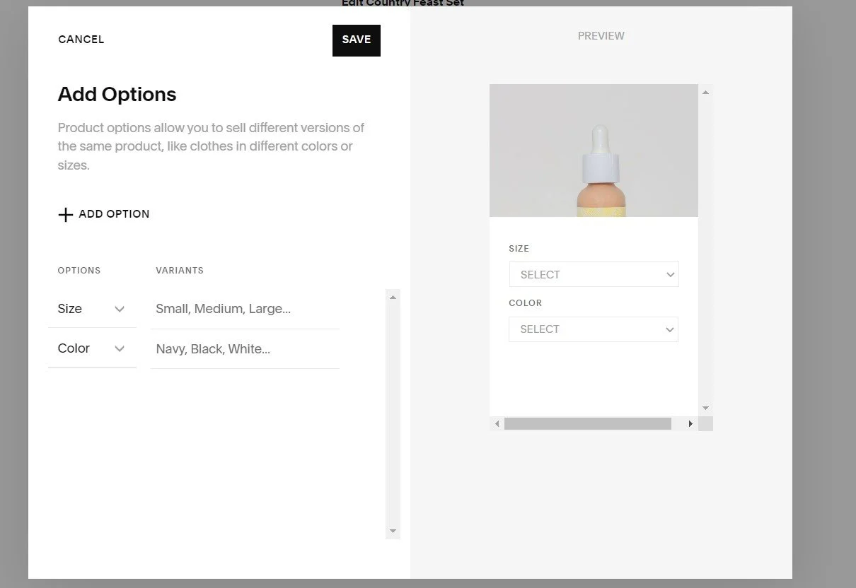Shopify vs Squarespace