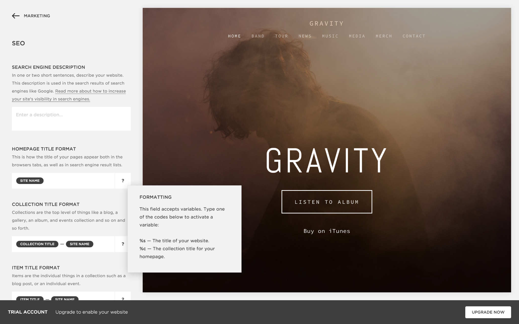 Shopify vs Squarespace