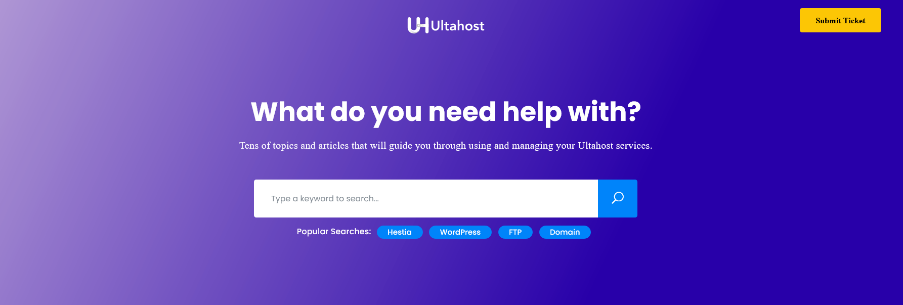 screenshot of Knowledge Base