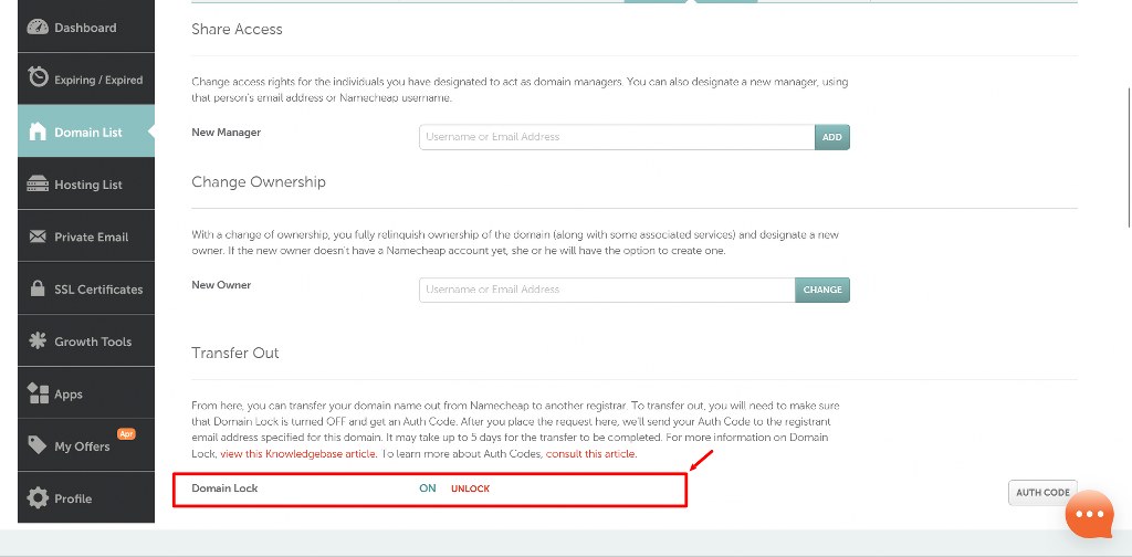 Disable Domain Lock at your current registrar to allow the transfer.