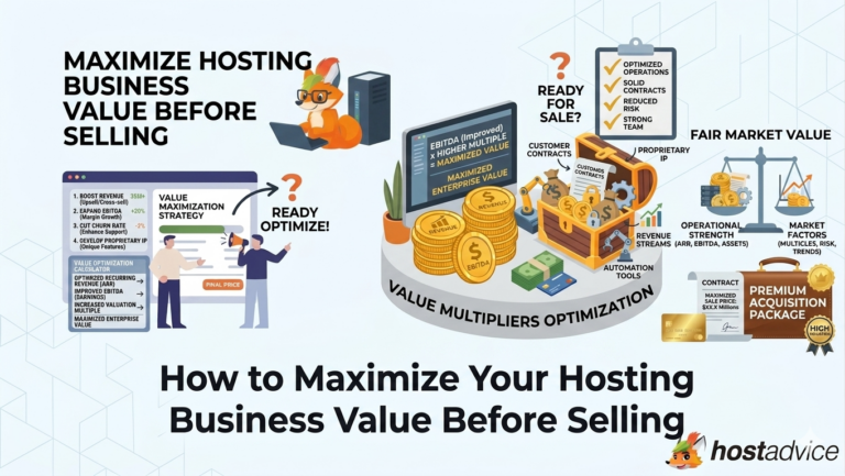 How to Maximize Your Hosting Business Value Before Selling 