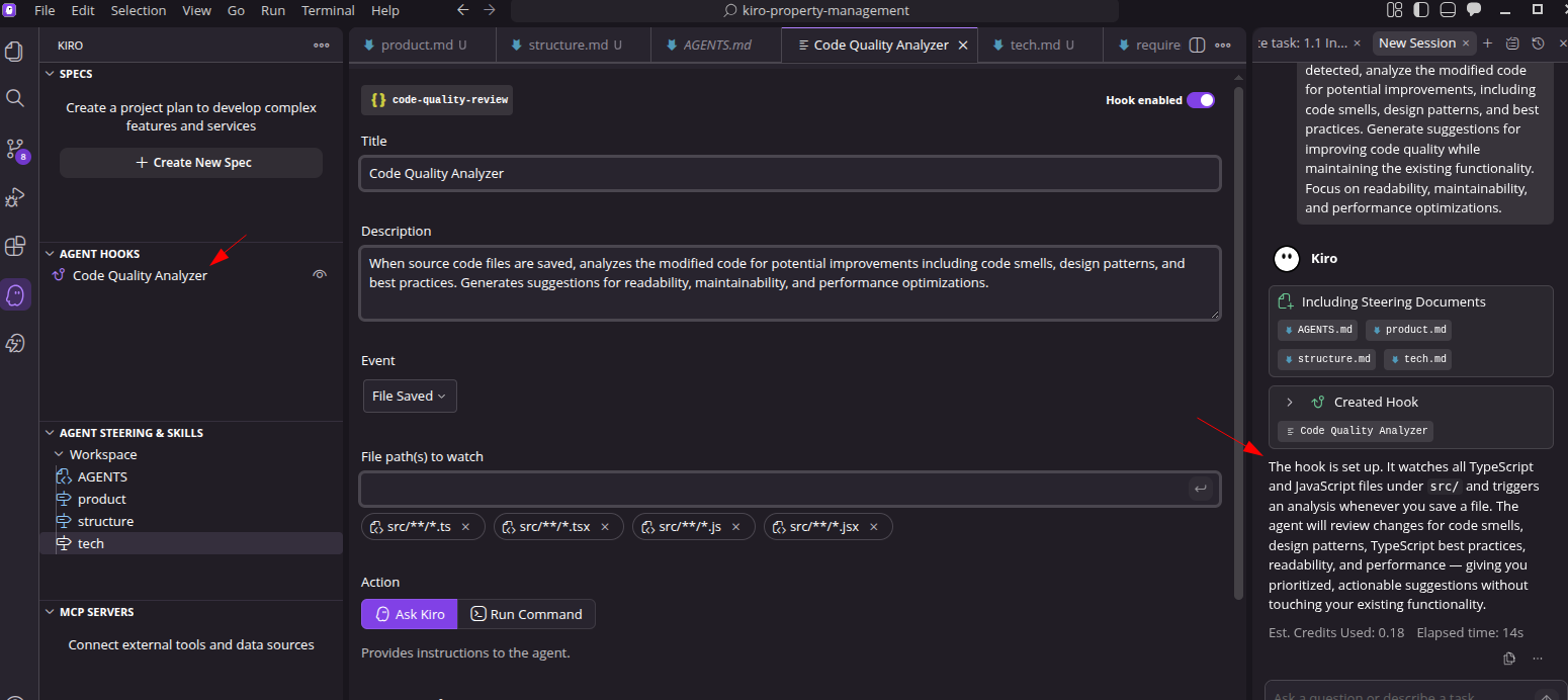 screenshot of Code Quality Analyzer