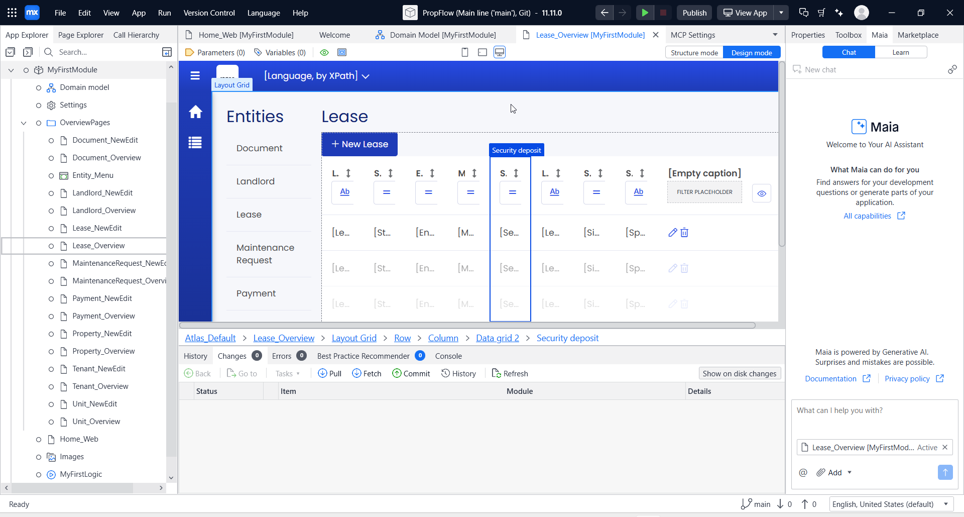 screenshot of pages generated