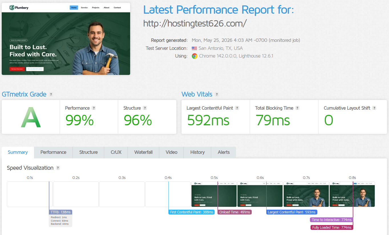 Web Hosting Performance