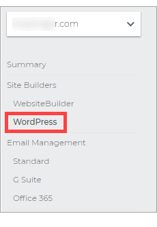 Network Solutions WordPress installer page