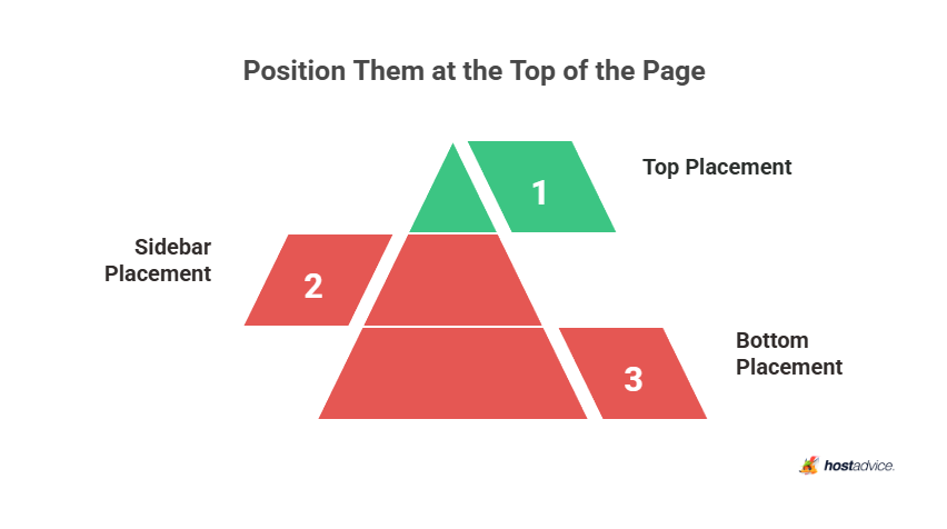 Position Them at the Top of the Page