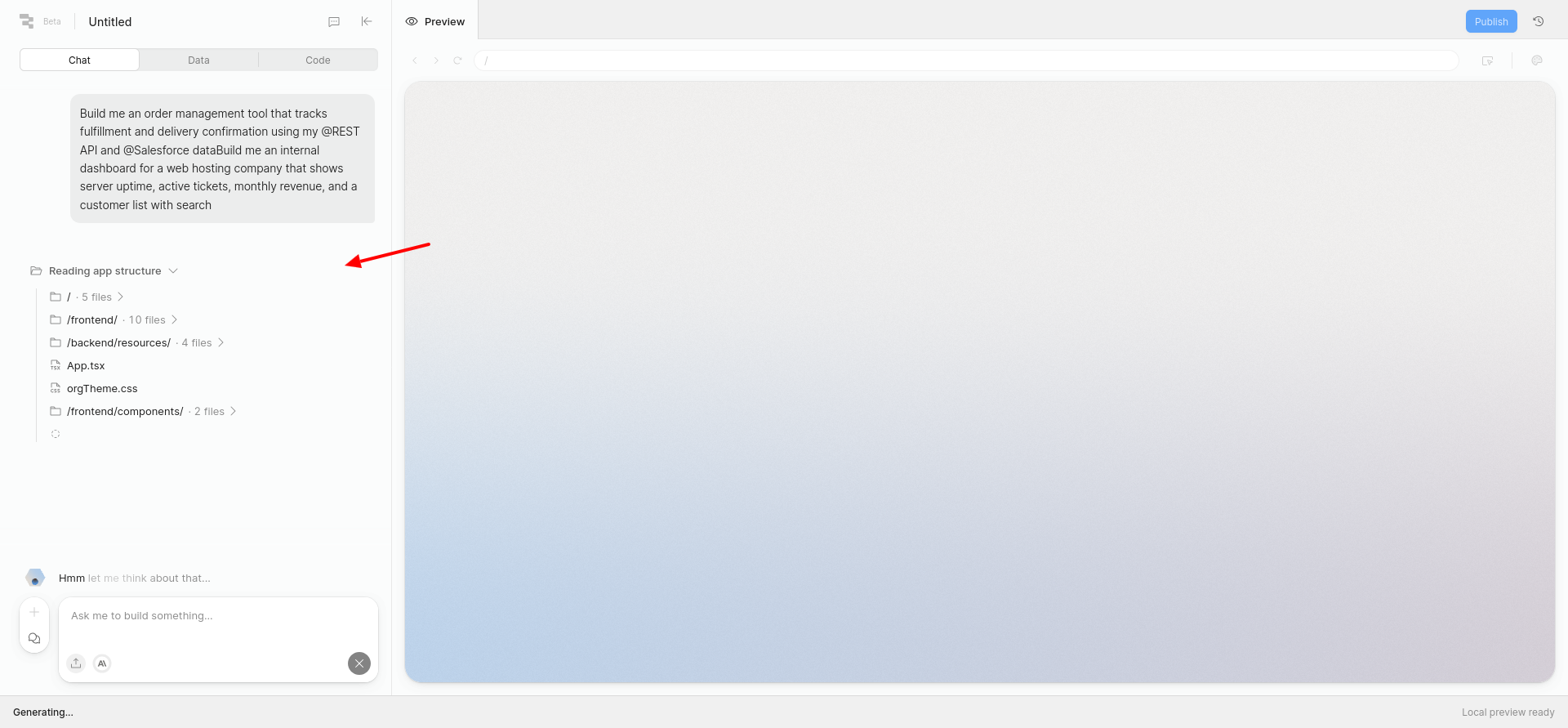 screenshot of Retool: HostOps Dashboard Build