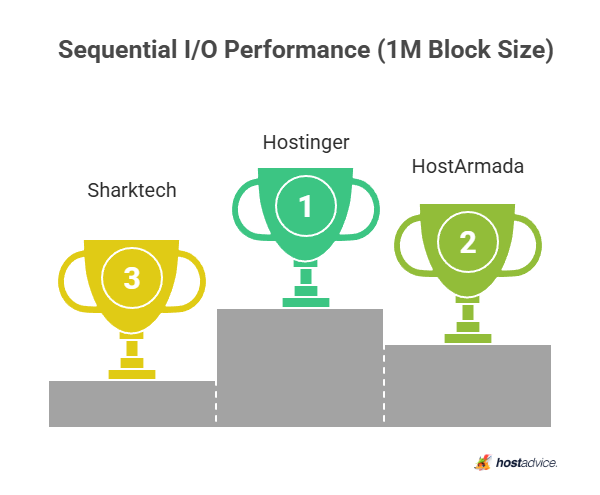 Sequential I/O Performance (1M Block Size)