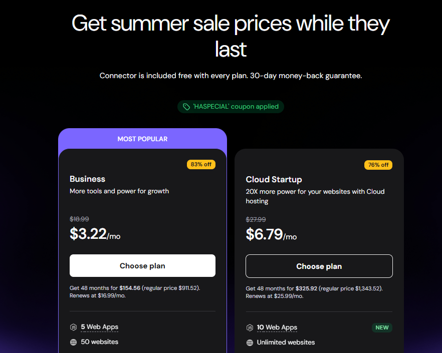 Hostinger Connector Coupon Codes & Deals (2026)