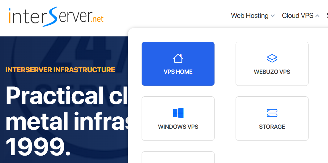 InterServer Cloud VPS hosting options for OpenClaw