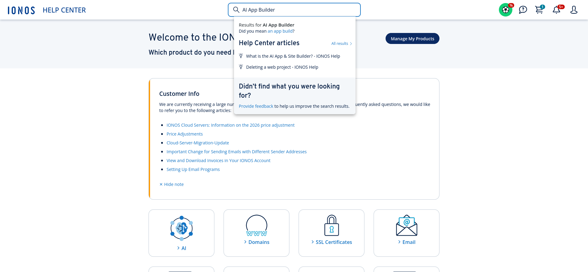 IONOS AI App Builder review